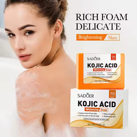 SADOER Facial Soap Face Wash Foam Facial Cleanser Moisturizing Hydrating Oil Control Body Bathing Ha
