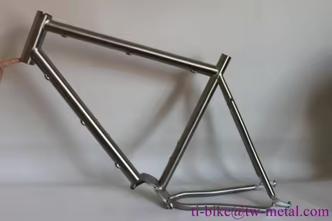 titanium & carbon bike frame Ti 3D printing bike frame XACD titanium gravel bike frame with UDH drop