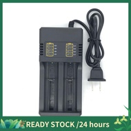 1 PCS 2-Slots Li-Ion Battery Charger 3.7V 18650 16340 14500 Li-Ion Rechargeable Battery Charger 1865
