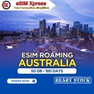 eSIM Australia 50 GB Data | 180 Days | eSIM Roaming | eSIM Travel