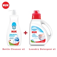 NUK Baby Bottle Cleanser  (950ml x1) + Baby Laundry Detergent (1000ml x1)