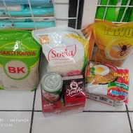 Paket Sembako Murah plus box kontainer