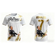 2026 Ronaldo fan football jersey Training jersey No. 7 Autumn Sports Dry Quickly Men's T-Shirt Child