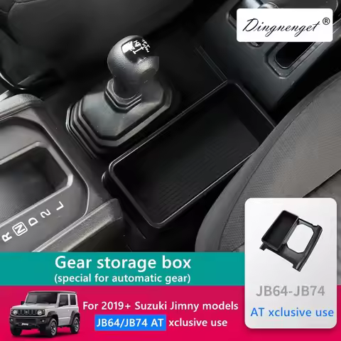 Car Gear Shift Storage Box Center Gear Storage Box Storage Box Is Suitable for Suzuki Jimny 2019+ AT