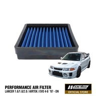MIT/EVO4~9 WORKS ENGINEERING PERFORMANCE DROP IN AIR FILTER