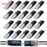 AHTY Quick Connector, 2 Pin Way Plug Waterproof Wire Terminals, Universal Double Wire Wire Connector