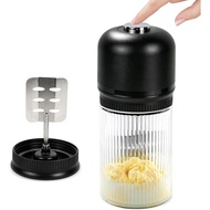 Electric Butter Blender 34oz (about 963.9g) Glass Jar Butter Maker, with High-Speed Motor Press to S