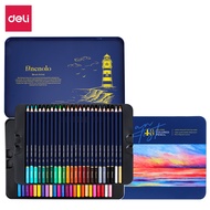 Deli Finenolo Oil-Based Colour Pencil Basswood Lead Pensel Warna (24/36/48/72 Color)