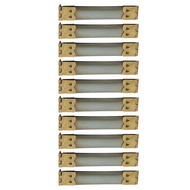 [svzfjuv] 10 Pieces Purse Or Glasses Case Flex Frame Internal Flex Spring Clip Silver/Bronze