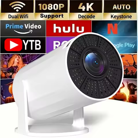 New 1280x720P RY008 LED Mini HD Portable Projector High Brightness 2 4G WIFI Home Theater Projector 