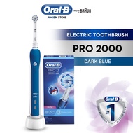 Oral-B Pro 2 2000 Ultra Thin Electric Toothbrush Rechargeable with Lithium ion Battery Powered By Braun