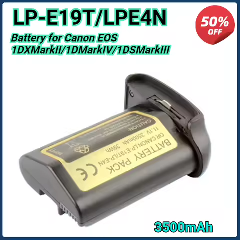 LP-E19T/LP-E4N 3500mAh Li-ion Battery for Canon EOS 1DX MarkII 1D MarkIV 1DS MarkIII 1DX 1Ds Mark Ll