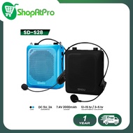 SHIDO รุ่น SD-S28 ลำโพงไร้สายพกพา Voice Amplifier Bluetooth 5.0 รองรับ MP3 TF USB AUX บันทึกเสียง Hi