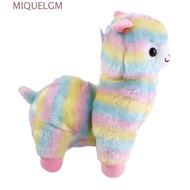 MIQUELGM Alpaca Plush Doll Cartoon Doll Gift Puppet Toy Home Decor Soft Birthday Gift Toy Colorful A