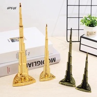 GPEQE Burj Khalifa Tower Statue, Kawaii Mini Alloy Burj Khalifa Tower Figurine, Car Dashboard Figuri
