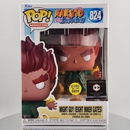 Funko Pop Naruto Shippuden-Might Guy Eight Inner Gate [Luminous] CC Exclusive 824