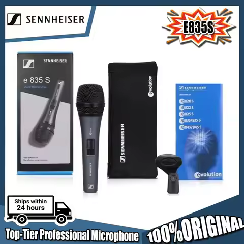 Original Microphone Sennheiser E835S Professional Wired Dynamic Heart-shaped Vocal Microphone Handhe