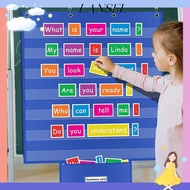LA Standards Pocket Chart, Durable Educational Classroom Pocket Chart, Large Class Schedule Chart