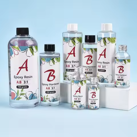 New High Definition Clear 3:1 AB Resin Epoxy Glue High Adhesive Hardener Crystal For DIY Resin Jewel