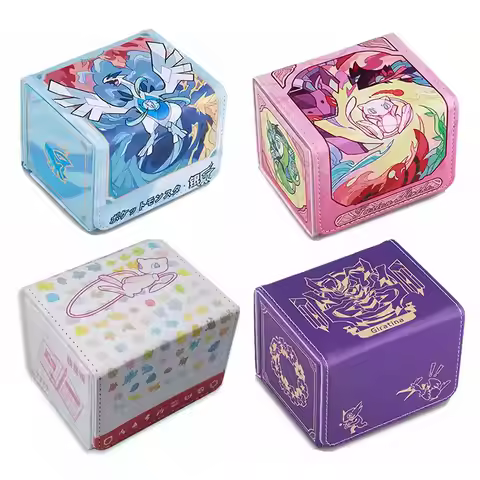 PTCG Card Box Miraidon Mew Lugia LTCB Yu-Gi-OH! Anime Game Collection Card box Omegamon Gallantmon L