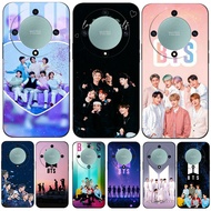 For Honor X9A magic 5 lite Case Silicon Phone Back Cover Soft silicon black tpu shockproof RM Jin Su