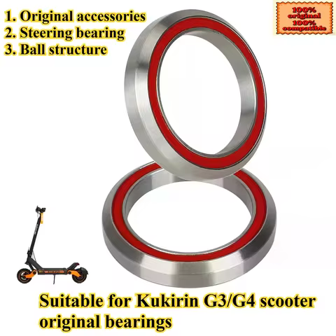 Suitable for Kukirin G3/G4 Electric Scooter Ball Bearings, Skateboard Steering Bearings, Connecting 