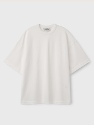 [JBB*] OFF-WHITE OVERSIZED T-SHIRT  เจบีบี เสื้อยืดผู้ชาย เสื้อยืดโอเวอร์ไซส์ ผ้าคอตตอน สีขาว