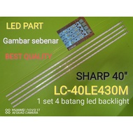 SHARP NEW SET LED BACKLIGHT LC-40LE430M, LC40LE430M.