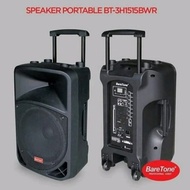 Portable Speaker Baretone BT-3H1515BWR 1515 BWR 1515BWR 15 Inch Ori