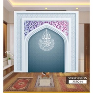 CETAK Gambar Wallpaper Dinding Print Wallpaper Masjid Mushola Rumah 3d