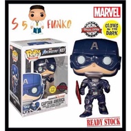 Funko Pop! Heroes 627 : Captain America (Glows in the Dark) "Marvel Comics"