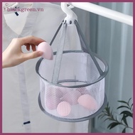 BGREEE Drying Ra Hanging Basket Beauty Egg Drying Net Bag Hangable Makeup Brush Storage Ra Storage O