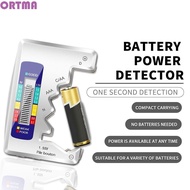 ORTMA Battery Capacity Tester LCD 9V Voltage Meter Voltmeter Tester Battery Monitor Volt Capacity De