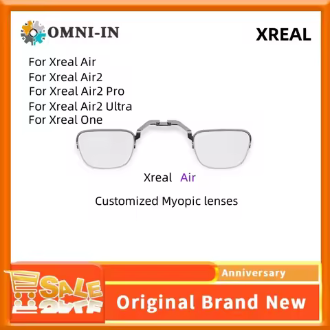Xreal Air/Air2/Pro/Ultra/One Myopia Lens Custom Degree Smart AR Glasses Aspheric Resin Anti-Blue Lig