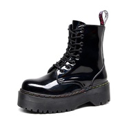 Dotor Martens Jadon หนา8หลุมบูทมาร์ตินชายผู้หญิง1460ด้านซิป Sepatu BOOT Pendek เลเซอร์ขนาด35-44