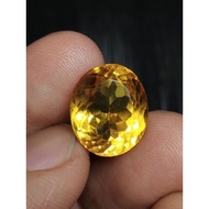 Natural Golden Citrine 15x12x9 mm 9.9 Ct Amethyst Yellow Gold Perfect VVS Super Genuine Oval Cutting