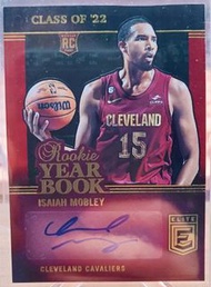 2022-23 Donruss ISAIAH MOBLEY Elite Rookie Yearbook Class of 22 AUTO RC Rookie- CAVALIERS NBA球星卡 騎士 