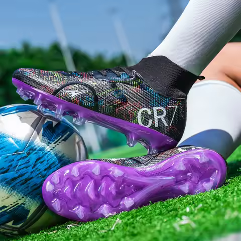 2026 New Top Low Student Football Shoes with CR7 Long And Broken Pins for Training And Matches Profe