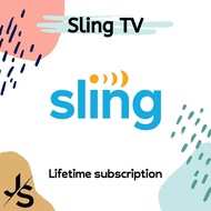 Sling TV Live TV Streaming Orange + Blue Premium Account Lifetime Cheapest