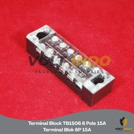 Terminal Block TB1506 6 Pole 15A - Terminal Block 6P 15A