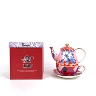 Australia T2 Colorful Child-Mother Pot Gold-Plated Bone China English Afternoon Tea Household Teapot