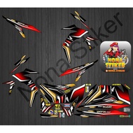 Supra X GTR 150 STRIPING DECAL Sticker