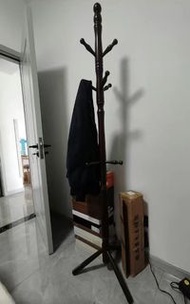 Clothes Stand 實木 三腳底座 衣帽架 座地衣帽架