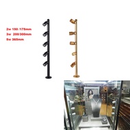 ไฟ LED สำหรับตู้โชว์ตู้สปอตไลท์แบบปรับได้2W 3W 5W 110/220V ไฟตู้แสดงเครื่องเพชรพลอย Led สำหรับร้านขา