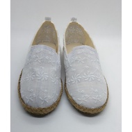 New Espadrille Women's Shoes Handmade Canvas Casual Indie Vintage Slip-On Hill Tribe Cloth espadrill