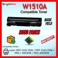 W1510A HP1510A Compatible Cartridge Toner for HP MFP 4103 FDN 4103 FDW Pro 4003dn Pro 4003dw