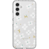 【預購】三星手機殼/Samsung Galaxy A54/花開原野/透白
