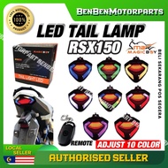 MAGIC BOY RSX150 LED ADJUSTABLE TAIL LAMP (WITH REMOTE CONTROL ) UP TO 10 COLOUR FOR CHANGE 3MONTH W