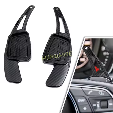 For Audi A3 A4 B9 A5 Q2 Q3 Q5 Q7 Q8 Steering Wheel Paddle Shifter Extension Gear Shift Accessories C