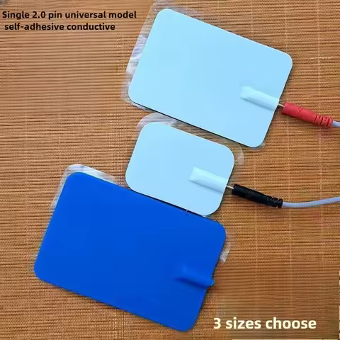 10Pcs 4x6cm/6x9cm/7x11cm Reusable Tens Machine Electrode Pads Body Massager Selfadhesive Pads
